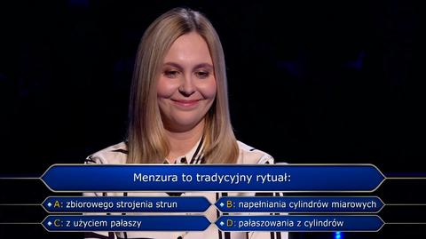 Pytanie za 125 tysięcy złotych w "Milionerach". Dotyczyło tradycyjnego rytuału