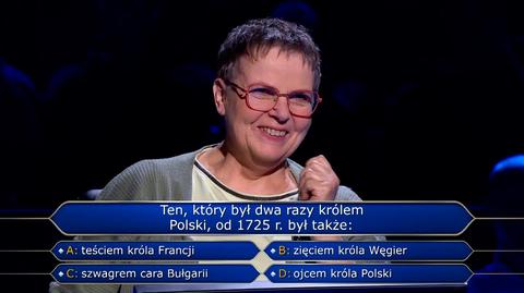 Ten, który był dwa razy królem Polski, od 1725 r. był także? Pytanie w "Milionerach" za 125 tysięcy złotych