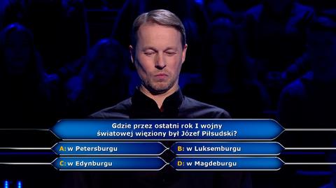 Gdzie przez ostatni rok I wojny światowej więziony był Józef Piłsudski?
