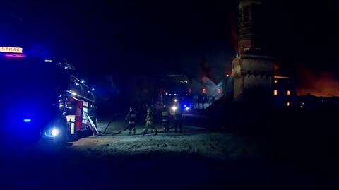 W Jaworze doszło do pożaru magazynów po byłej cukrowni