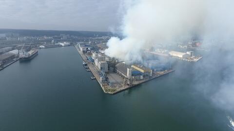 Pożar w Gdyni opanowany