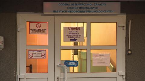 Para leży w szpitalu przy ul. Arkońskiej w Szczecinie