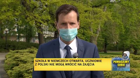 Szkoła w Niemczech otwarta, ale uczniowie przekraczający granice mają obowiązek kwarantanny