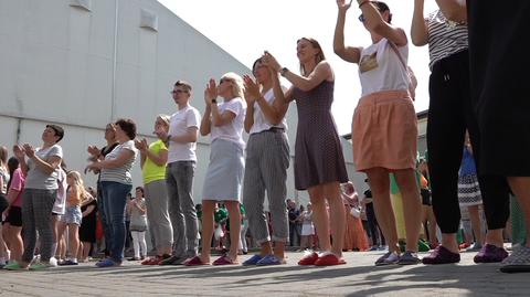 Dyrektorka Centrum Usług Społecznych w Czersku o biciu rekordu tańca w kapciach
