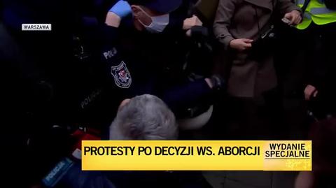 Protesters storm the Chancellery of the Sejm 