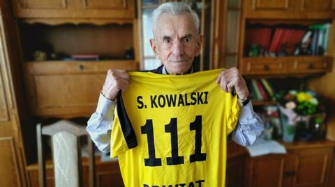 111th birthday party of the oldest man in Poland - Mr Stanisław Kowalski