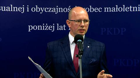 Chief of the state commission investigating paedophilia Błażej Kmieciak