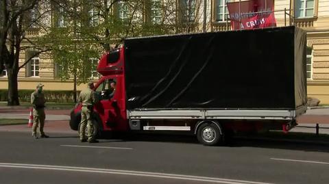 Greenpeace protest in Warsaw