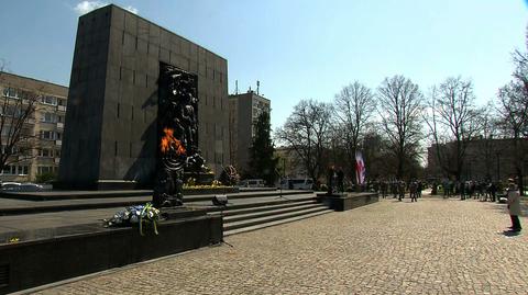 Blaring sirens mark the 78th anniversary of the Warsaw Ghetto Uprising