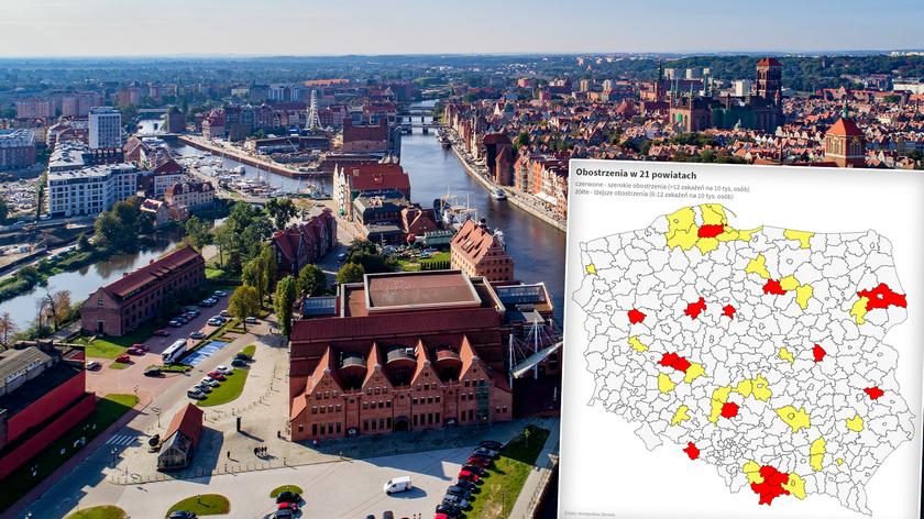 Health ministry updated the coronavirus restriction map of Poland