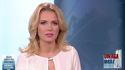 Agnieszka Cegielska o fali mrozów w Polsce (TVN24)