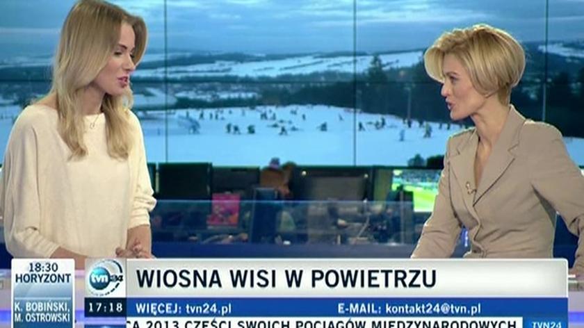 Agnieszka Cegielska o pogodzie w najbliższych dniach (TVN24)