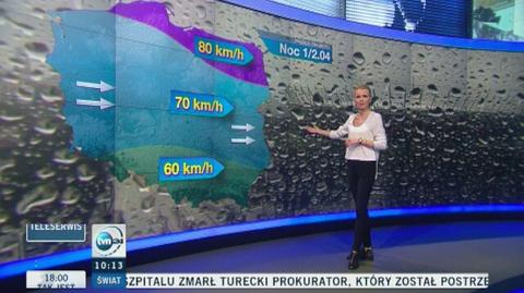 Agnieszka Cegielska o prognozie na nadchodzące godziny 