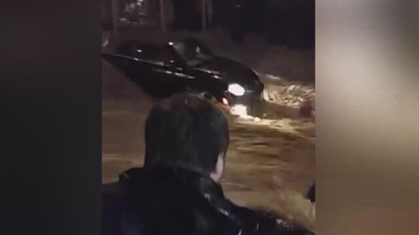 Akcja ratunkowa podczas powodzi w Maryland