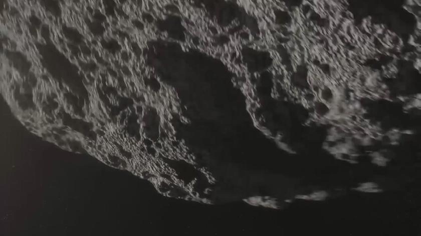 Animacja przechwytywania asteroidy
