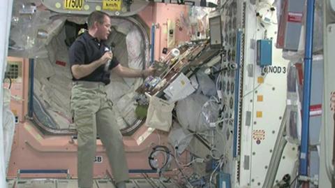 Astronauci ISS przed Świętem Dziękczynienia (NASA)