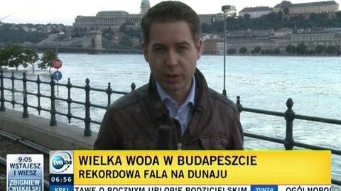 Budapeszt walczy z wysoką falą (TVN24)