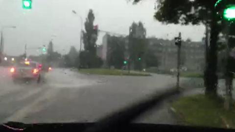 Burza, która przeszła w czwartek po południu w Kielcach