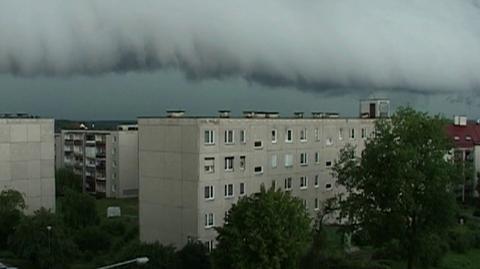 Burza w Ostródzie (TVN24)