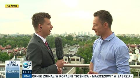 Burze zyskują na intensywności (TVN24)