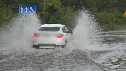 Skutki ulewy w Sosnowcu