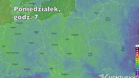 Temperatura w ciągu najbliższych pięciu dni (Ventusky.com) | wideo bez dźwięku