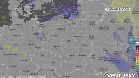 Prognozowane opady w najbliższych dniach