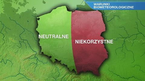 Warunki biometeo w niedzielę