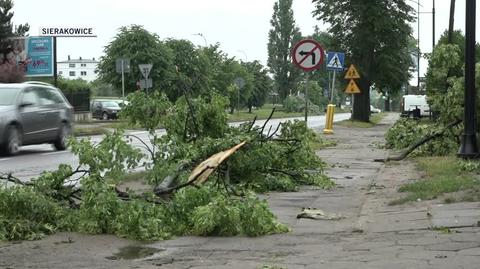 Sierakowice. Wiatr porwał część dachu