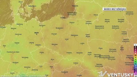 Prognozowana temperatura w najbliższych dniach