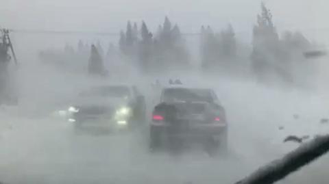 Warunki na drodze w Bukowinie Tatrzańskiej