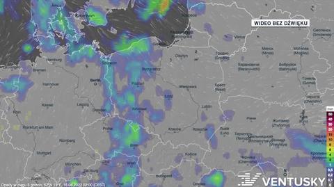 Prognoza opadów na kolejne dni