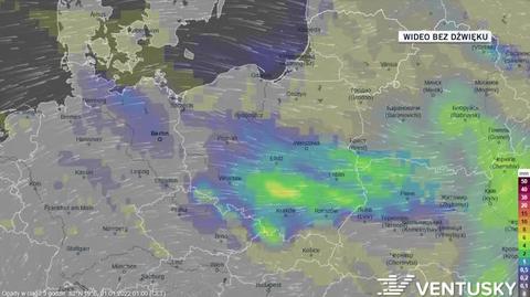 Prognozowane opady w ciągu kolejnych dni