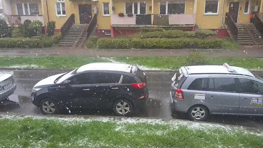 Śnieg w Koszalinie