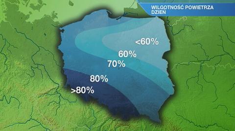 Warunki biometeorologiczne w sobotę