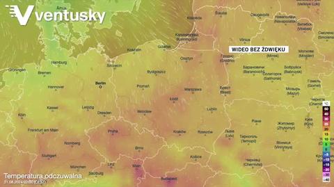 Prognozowana temperatura w najbliższych dniach