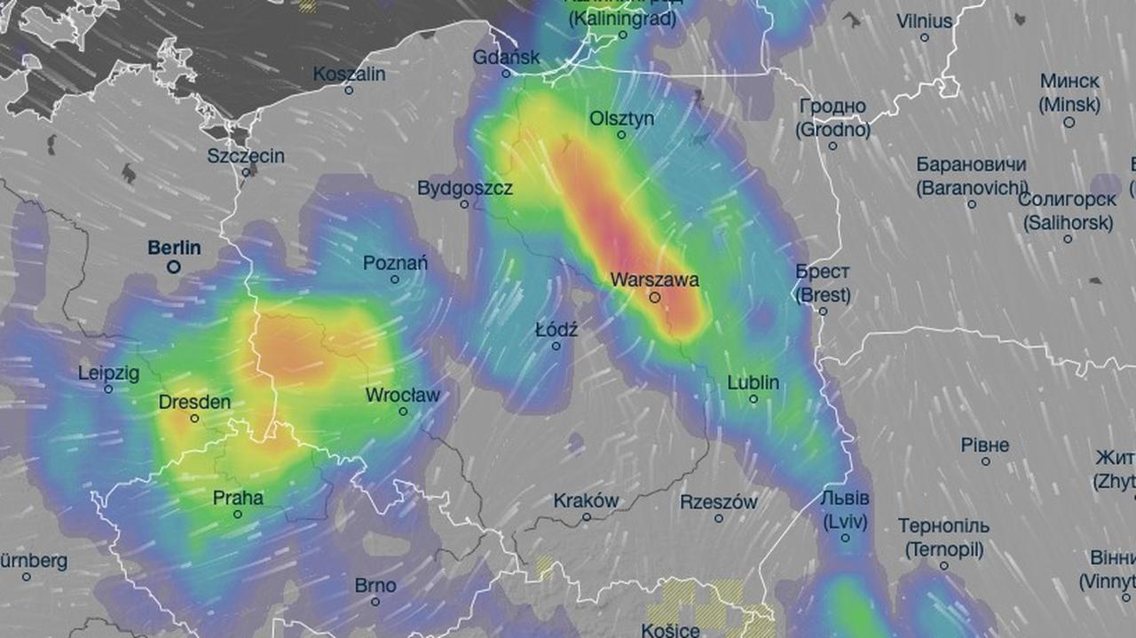 Tak będą przemieszczać się burze. Mapy