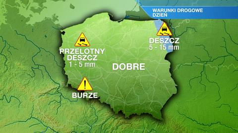 Warunki drogowe w środę