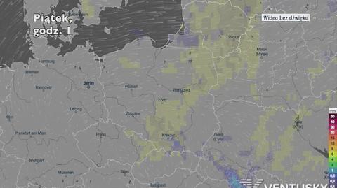 Prognozowane opady w najbliższych dniach