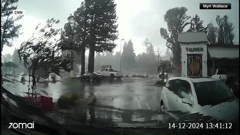 Tornado w mieście Scotts Valley