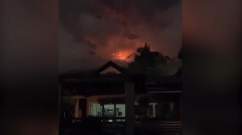 Erupcja wulkanu Kanlaon na Filipinach