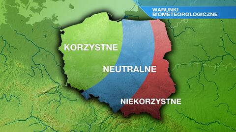 Warunki biometeo we wtorek