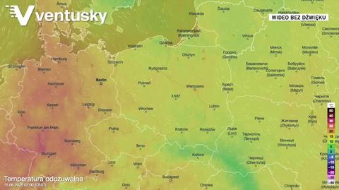 Prognoza temperatury na kolejne dni