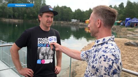 Dariusz Batek ze stowarzyszenia B-Active o festynie Małopolska Tour