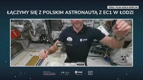 Eksperyment Sławosza Uznańskiego-Wiśniewskiego ze sprężyną w warunkach mikrograwitacji 