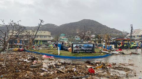 Zniszczenia po przejściu huraganu Beryl przez Jamajkę