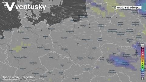 Prognoza opadów na kolejne dni