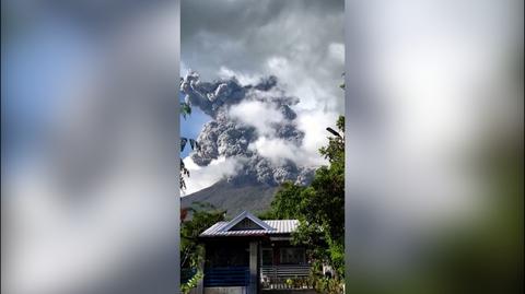 Erupcja wulkanu Kanlaon na Filipinach