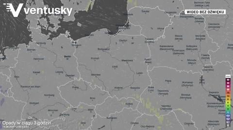 Prognozowane opady deszczu w kolejnych dniach