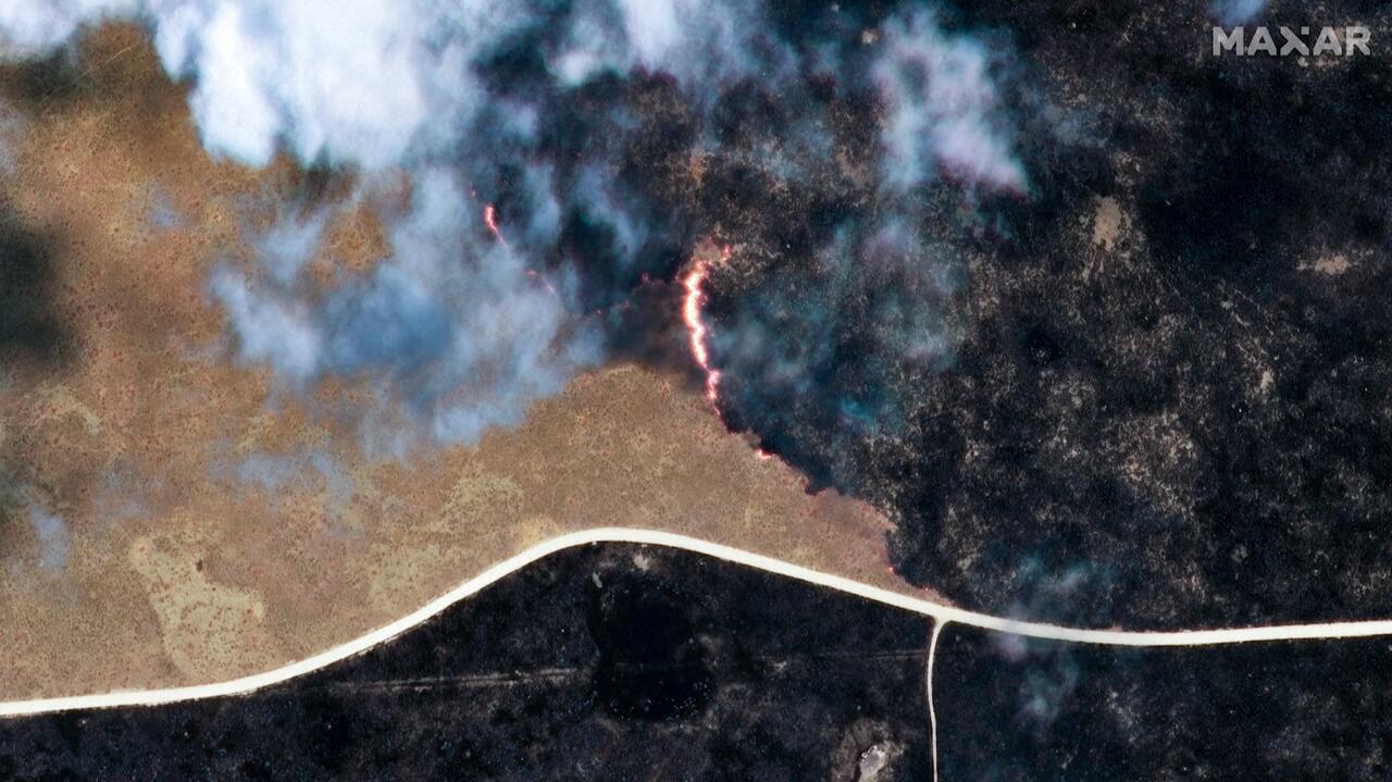 Pożar w Namibii. Zdjęcia satelitarne pokazują skalę zniszczeń